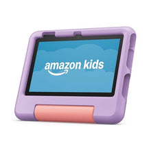 Load image into Gallery viewer, Amazon Fire 7 Kids tablet (newest model) ages 3-7. Top-selling 7" kids tablet on Amazon | ad-free content with parental controls included, 10-hr battery, 32 GB, Purple BTS