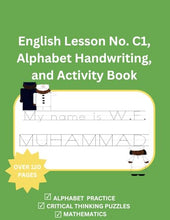 Load image into Gallery viewer, English Lesson NO. C1 Alphabet Handwriting and Activity Book