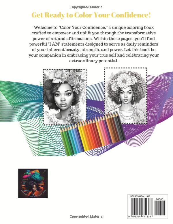 Color Your Confidence: Adult Coloring Book for Self-Positivity for Bla ...