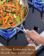 Load image into Gallery viewer, Cooks Standard Wok Multi-Ply Clad Stir Fry Pan, 13-Inch with High Dome lid, Silver
