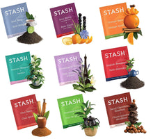 Load image into Gallery viewer, BLUE RIBBON, Stash Tea Bags Sampler Assortment Box (52 Count) 30 Different Flavors Gifts for Her Him Women Men Mom Dad Friends Coworkers Family