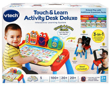 Load image into Gallery viewer, VTech Touch and Learn Activity Desk Deluxe (Frustration Free Packaging) BTS