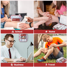 Load image into Gallery viewer, RHINO RESCUE 350 Pieces OSHA All-Purpose First Aid Kit, Home & Office Professional Medical Supplies, Ideal for Emergency, School, Business FSA HSA Eligible