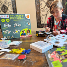 Load image into Gallery viewer, ButterflyEdufields 40in1 STEM Robotics Kits for Kids 8-12 Years | DIY Robots Projects for Kids with Electronics Board & Sensors | Best Educational Homeschooling Gift for 8 10 12 Years | 100+ Parts BTS