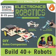 Load image into Gallery viewer, ButterflyEdufields 40in1 STEM Robotics Kits for Kids 8-12 Years | DIY Robots Projects for Kids with Electronics Board & Sensors | Best Educational Homeschooling Gift for 8 10 12 Years | 100+ Parts BTS