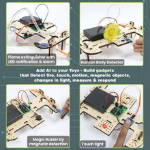 Load image into Gallery viewer, ButterflyEdufields 40in1 STEM Robotics Kits for Kids 8-12 Years | DIY Robots Projects for Kids with Electronics Board & Sensors | Best Educational Homeschooling Gift for 8 10 12 Years | 100+ Parts BTS