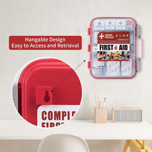 Load image into Gallery viewer, RHINO RESCUE 350 Pieces OSHA All-Purpose First Aid Kit, Home & Office Professional Medical Supplies, Ideal for Emergency, School, Business FSA HSA Eligible