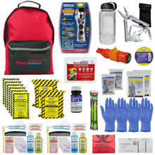 Load image into Gallery viewer, Ready America 72 Hour Deluxe Emergency Kit, 2-Person 3-Day Backpack, First Aid Kit, Survival Blanket, Power Station, Emergency Food, Portable Disaster Preparedness Go-Bag for Earthquake, Fire, Flood