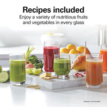Load image into Gallery viewer, Hamilton Beach Juicer Machine, Big Mouth Large 3” Feed Chute for Whole Fruits and Vegetables, Easy to Clean, Centrifugal Extractor, BPA Free, 800W Motor, Black JUC