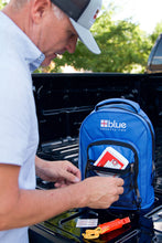 Load image into Gallery viewer, Blue Coolers Blue Seventy-Two | 72 Hour Emergency Backpack Survival Kit for 1 Person | Survival Kit for Wildfires, Earthquakes, Tornado, Hurricane, and Other Emergencies…