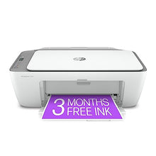 Load image into Gallery viewer, HP DeskJet 2755e Wireless Color All-in-One Printer with bonus 6 months Instant Ink (26K67A), white BTC