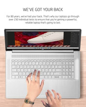 Load image into Gallery viewer, HP 17-inch Laptop, 11th Generation Intel Core i5-1135G7, Iris Xe Graphics, 8 GB RAM, 256 GB SSD, Windows 11 Home (17-cn0025nr,Natural Silver) BTC