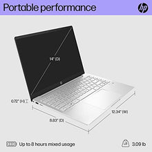 Load image into Gallery viewer, HP Pavilion Plus 14 inch Laptop, 2.8K OLED Display, 13th Generation Intel Core i7-1355U, 16 GB RAM, 1 TB SSD, NVIDIA GeForce RTX 2050 Graphics, Windows 11 Pro, 14-eh1299nr (2023)