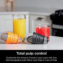 Load image into Gallery viewer, Ninja JC151 NeverClog Cold Press Juicer, Powerful Slow Juicer with Total Pulp Control, Countertop, Electric, 2 Pulp Functions, Dishwasher Safe, 2nd Generation, Charcoal JUC