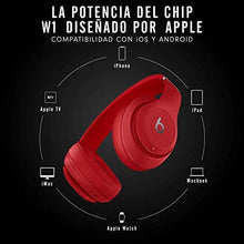 Load image into Gallery viewer, Beats Studio3 Wireless Noise Cancelling Over-Ear Headphones - Apple W1 Headphone Chip, Class 1 Bluetooth, 22 Hours of Listening Time, Built-in Microphone - Red (Latest Model) BTC