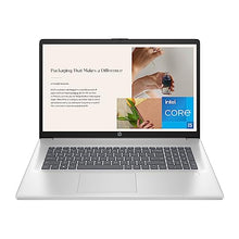 Load image into Gallery viewer, HP 17 inch Laptop, HD+ Display, 12th Generation Intel Core i5-1235U, 8 GB RAM, 512 GB SSD, Intel Iris Xe Graphics, Windows 11 Home, 17-cn2099nr (2023)