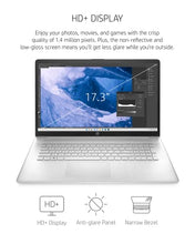 Load image into Gallery viewer, HP 17-inch Laptop, 11th Generation Intel Core i5-1135G7, Iris Xe Graphics, 8 GB RAM, 256 GB SSD, Windows 11 Home (17-cn0025nr,Natural Silver) BTC