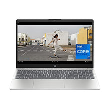 Load image into Gallery viewer, HP 15.6 inch Laptop PC, Processor: 13th Generation Intel® Core™ i7, Graphics: Intel® Iris® Xe Graphicsc, 16 GB DDR4-3200 MHz RAM, 512GB SSD (Silver, 15-fd0099nr)