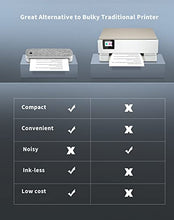 Load image into Gallery viewer, JADENS Wireless Portable Printer - Supports 8.26"x11.69" US Letter, Inkless Mobile Printer Compatible with iOS, Android & Laptop, Portable Printers Wireless for Travel, Mobile Office, School, Home BTC