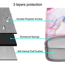 Load image into Gallery viewer, MOSISO Laptop Shoulder Bag 15 inch 2023 M2 A2941/Pro 16 2023-2019 M2 A2780 M1 A2485 A2141,15-15.6 inch Notebook,Polyester Briefcase Sleeve with Belt Marble MO-MBH216 BTC