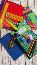 Load image into Gallery viewer, 45 Piece School Supply Kit Grades K-12 - School Essentials Includes Folders Notebooks Pencils Pens and Much More! BTS