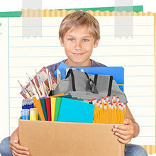 Load image into Gallery viewer, Amylove 24 Sets School Supply Kit School Bundles Back to School Supplies Includes Bag Notebooks Pencils Eraser for Kids Students School Classroom Home Charity BTS