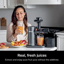 Load image into Gallery viewer, Ninja JC151 NeverClog Cold Press Juicer, Powerful Slow Juicer with Total Pulp Control, Countertop, Electric, 2 Pulp Functions, Dishwasher Safe, 2nd Generation, Charcoal JUC