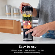 Load image into Gallery viewer, Ninja BC151BK Blast Portable Blender, Cordless, 18oz. Vessel, Personal Blender for Shakes & Smoothies, BPA Free, Leakproof-Lid & Sip Spout, USB-C Rechargeable, Dishwasher Safe Parts, Black JUC