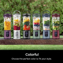 Load image into Gallery viewer, Ninja BC151BK Blast Portable Blender, Cordless, 18oz. Vessel, Personal Blender for Shakes & Smoothies, BPA Free, Leakproof-Lid & Sip Spout, USB-C Rechargeable, Dishwasher Safe Parts, Black JUC