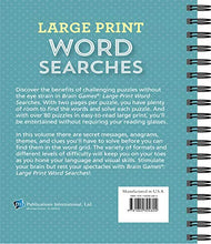 Load image into Gallery viewer, Brain Games - Large Print Word Searches (Teal) BKS