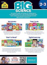 Load image into Gallery viewer, School Zone - Big Science Workbook - 320 Pages, Ages 7 to 9, 2nd Grade, 3rd Grade, Weather, Seeds, Plants, Insects, Mammals, Ocean Life, Birds, and More (School Zone Big Workbook Series) BKS