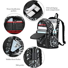 Load image into Gallery viewer, bunie School Backpack for Boys Large Bookbag Boys Backpacks Elementary Middle High School Bags Kids Cool Back Pack Children 7 8 9 10 11 12 13 14 15 16 Years Old (Black) BTS