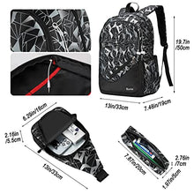 Load image into Gallery viewer, bunie School Backpack for Boys Large Bookbag Boys Backpacks Elementary Middle High School Bags Kids Cool Back Pack Children 7 8 9 10 11 12 13 14 15 16 Years Old (Black) BTS