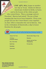 Load image into Gallery viewer, Juneteenth (On My Own Holidays) BKS