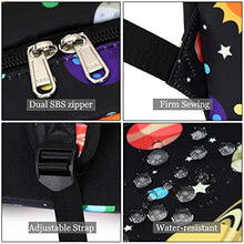 Load image into Gallery viewer, OctSky Kids Backpack for Boys School Backpack Elementary Bookbags with Lunch Box and Pouch Set, 17 inch, Space Black BTS