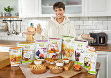Load image into Gallery viewer, Anna and Sarah Organic Medjool Dates, 3 Pound Bag, No Sugar Added Natural Dried Dates in Resealable Bag, 3 Lbs FDS