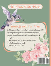 Load image into Gallery viewer, Best Mom Ever Word Search: 100 Large Print Puzzles With Inspirational Quotes About Motherhood BKS
