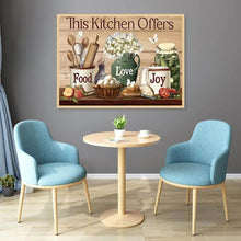 Load image into Gallery viewer, JFYHAB Kitchen Diamond Art Kits for Adults, Food Diamond Painting Kits for Adults Beginners, DIY 5D Diamond Painting with Round Gem Art Kits for Adults for Gift Home Wall Decor 12x16 Inch
