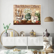 Load image into Gallery viewer, JFYHAB Kitchen Diamond Art Kits for Adults, Food Diamond Painting Kits for Adults Beginners, DIY 5D Diamond Painting with Round Gem Art Kits for Adults for Gift Home Wall Decor 12x16 Inch

