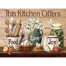Load image into Gallery viewer, JFYHAB Kitchen Diamond Art Kits for Adults, Food Diamond Painting Kits for Adults Beginners, DIY 5D Diamond Painting with Round Gem Art Kits for Adults for Gift Home Wall Decor 12x16 Inch
