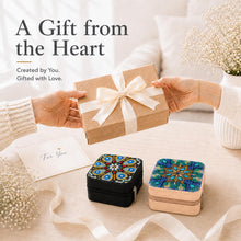 Load image into Gallery viewer, 2 PC Diamond Art Jewelry Boxes for Adults Craft Kits Women Bedazzling Kit
