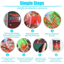Load image into Gallery viewer, BOHADIY Diamond Art Kits for Adults - Daisy Diamond Painting for Beginners, Diamond Dots Round 5D Full Drill Paint with Diamonds Pictures Gem Art Painting Kits DIY Crafts Kits Flower Bottle 12x16in
