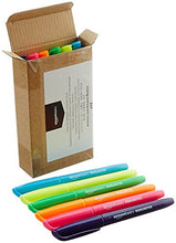 Load image into Gallery viewer, Amazon Basics Chisel Tip, Fluorescent Ink Highlighters, Assorted Colors - Pack of 12 BTC
