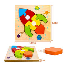 Load image into Gallery viewer, SKYFIELD Wooden Vehicle Puzzles for 1 2 3 Years Old Boys Girls, Toddler Educational Developmental Toys Gift with 6 Vehicle Baby Montessori Color Shapes Learning Puzzles, Great Gift Ideas Puz
