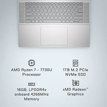 Load image into Gallery viewer, Dell Inspiron 16 5635 Laptop - AMD Ryzen 7-7730U, QHD 16 inch, 16GB LPDDR4x RAM, 1TB SSD, AMD Radeon Graphics, Windows 11 Home, 1 Year Premium Support - Platinum Silver
