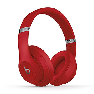 Beats Studio3 Wireless Noise Cancelling Over-Ear Headphones - Apple W1 Headphone Chip, Class 1 Bluetooth, 22 Hours of Listening Time, Built-in Microphone - Red (Latest Model) BTC