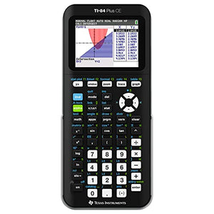 Texas Instruments TI-84 Plus CE Color Graphing Calculator, Black 7.5 Inch BTS