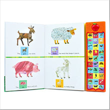 Load image into Gallery viewer, World of Eric Carle, Around the Farm 30-Button Animal Sound Book - Great for First Words - PI Kids BKS
