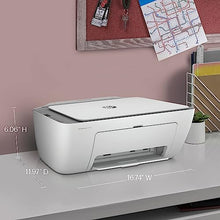 Load image into Gallery viewer, HP DeskJet 2755e Wireless Color All-in-One Printer with bonus 6 months Instant Ink (26K67A), white BTC
