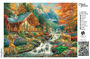 Buffalo Games - Alpine Serenity - 1000 Piece Jigsaw Puzzle with Hidden Images Puz